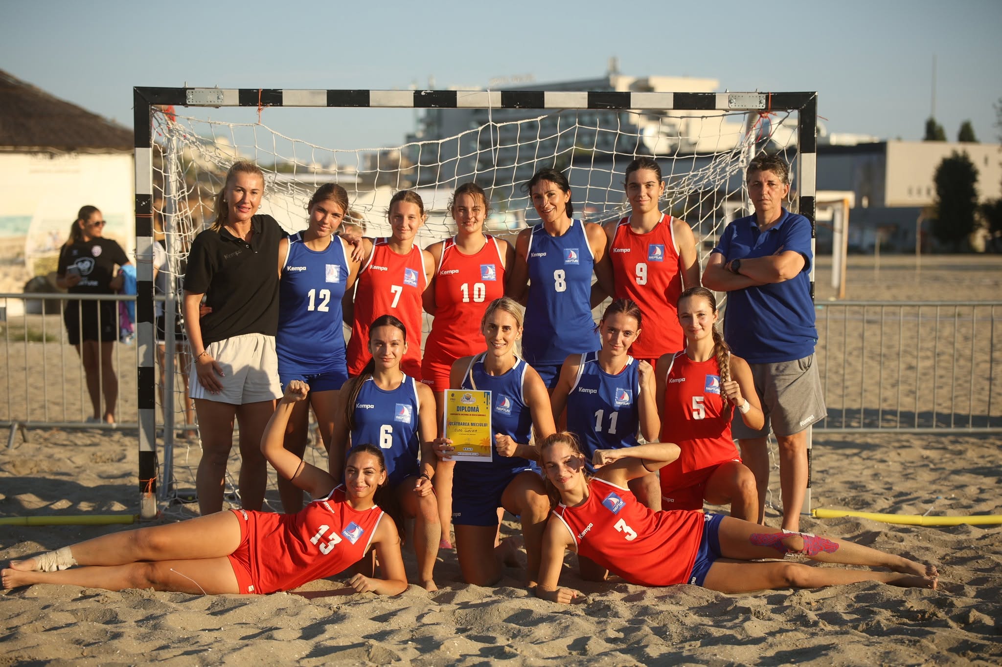 CSU Neptun Constanța, vicecampioană națională la Beach Handball pentru al treilea an consecutiv