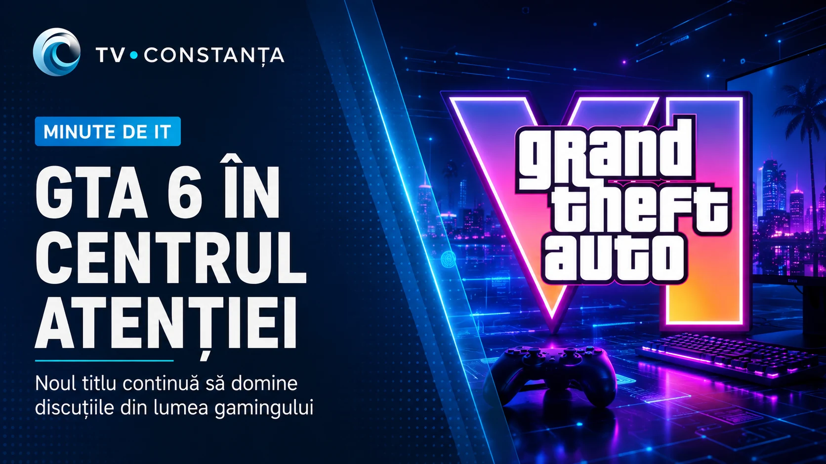 GTA VI se arată într-o prezentare extinsă. Rockstar dezvăluie o nouă imagine asupra Vice City