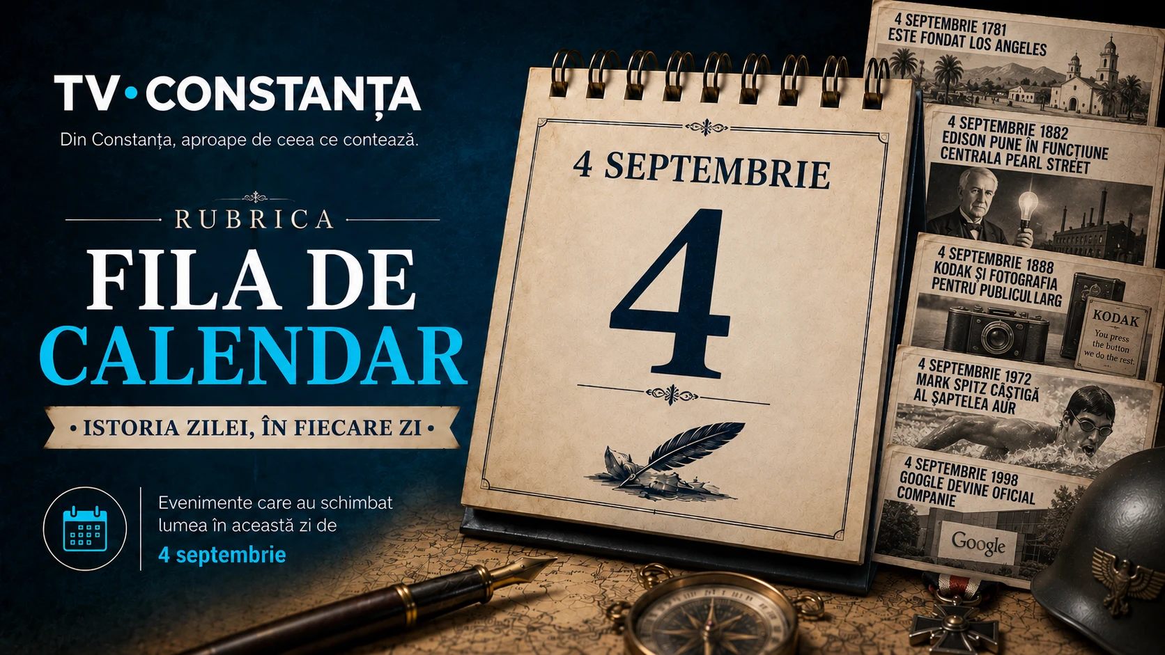 Fila de Calendar | 4 septembrie: s-a născut Los Angeles, Kodak a schimbat fotografia, iar Google a devenit companie