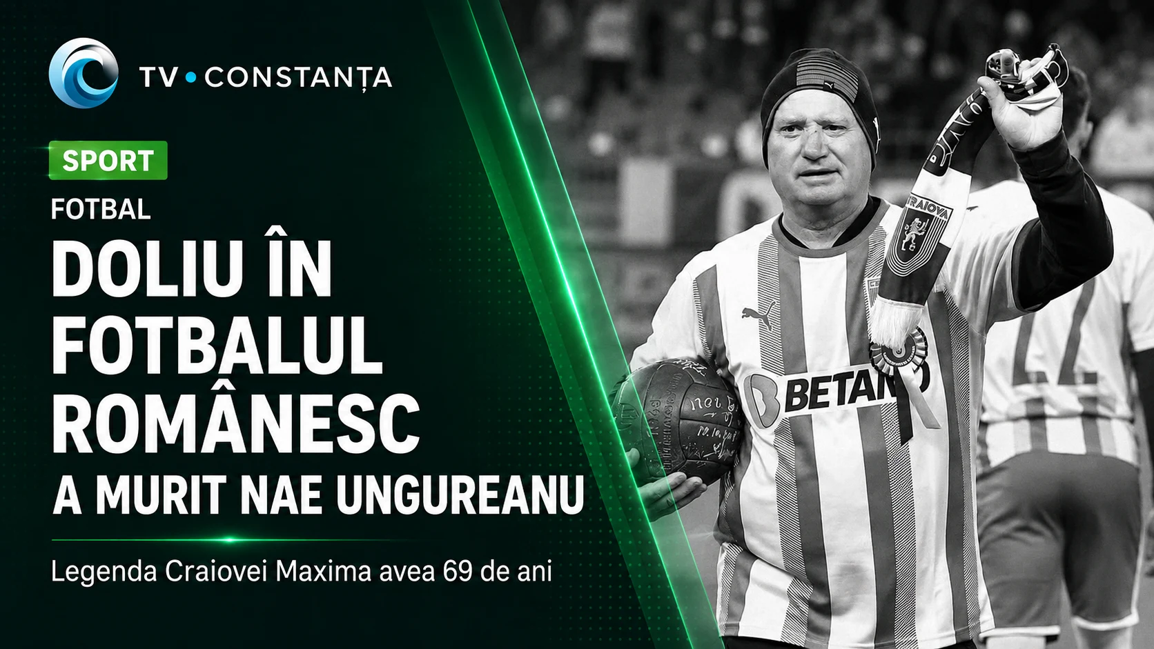 Nicolae „Nae” Ungureanu, fostul mare fundaș al Universității Craiova și al echipei naționale a României
