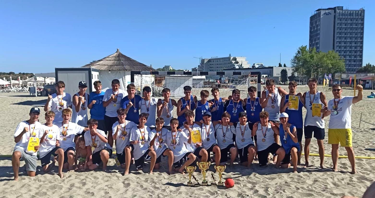 CSM Constanța, campioană națională la juniori 3! Aur și două medalii de bronz la beach handball