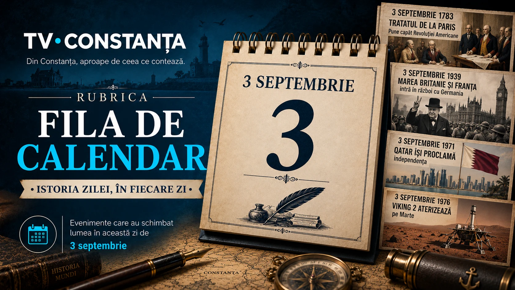 3 septembrie în istorie: de la Tratatul de la Paris la aterizarea Viking 2 pe Marte